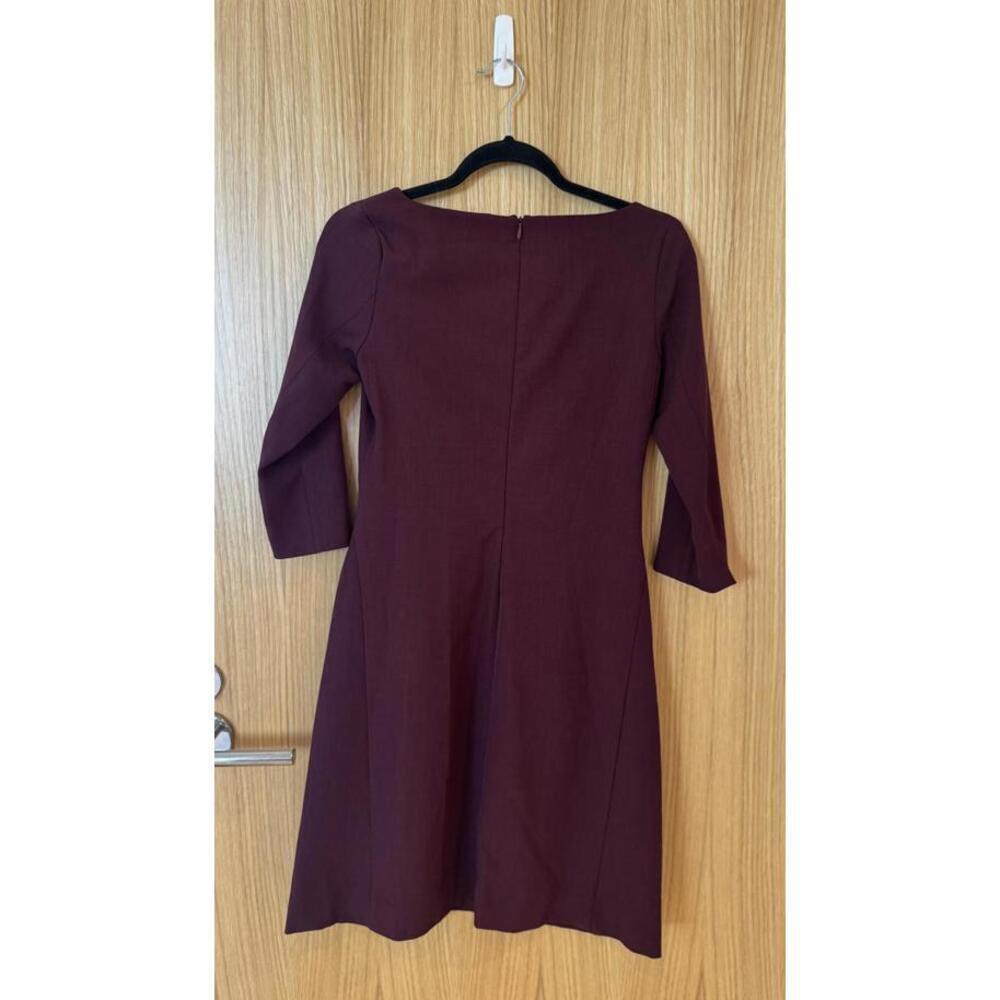 MM.LaFleur Alexandra Dress Claret Burgundy Size 2 - Picture 3 of 5